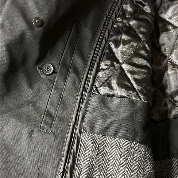 Jean-Paul Germain Men's Black Lined Trench/Overcoat. NWT. 42R - Picture 13 of 16